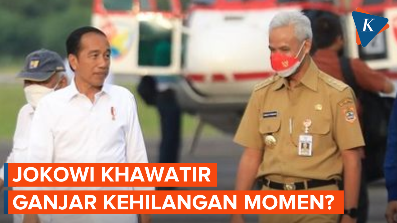 Jokowi Khawatir Ganjar Disalip Prabowo-Anies?