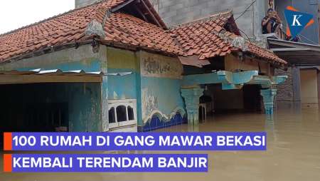 Warga Gang Mawar Bekasi Lelah Dihantam Banjir Kiriman, Sebulan Sudah 4 Kali