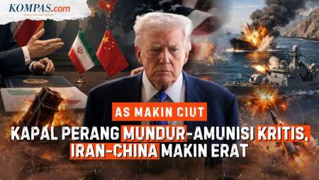AS "Mati Kutu" Di Hadapan Iran: Kapal Perang Lenyap, Rudal Terkuras, Teheran Lapor China