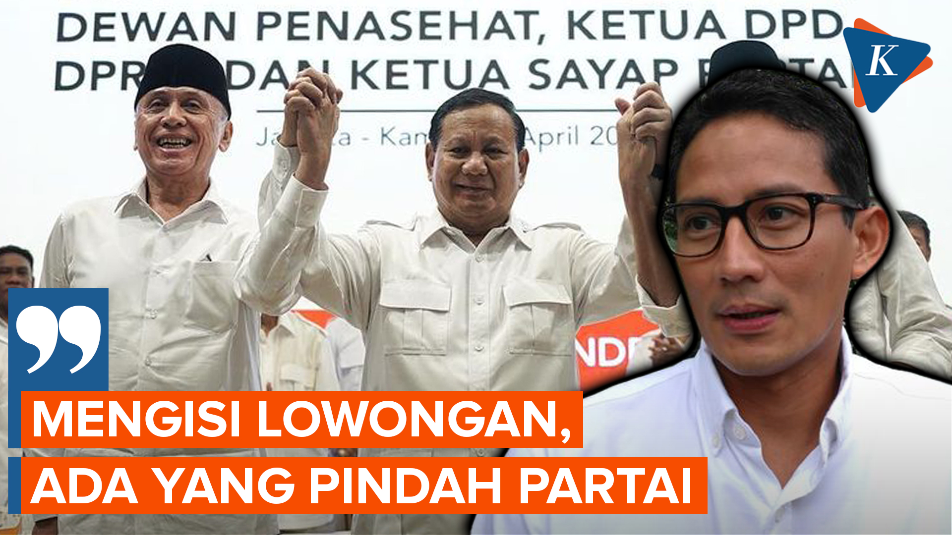 Kata Prabowo soal Iwan Bule Merapat ke Gerindra, Gantikan Sandiaga