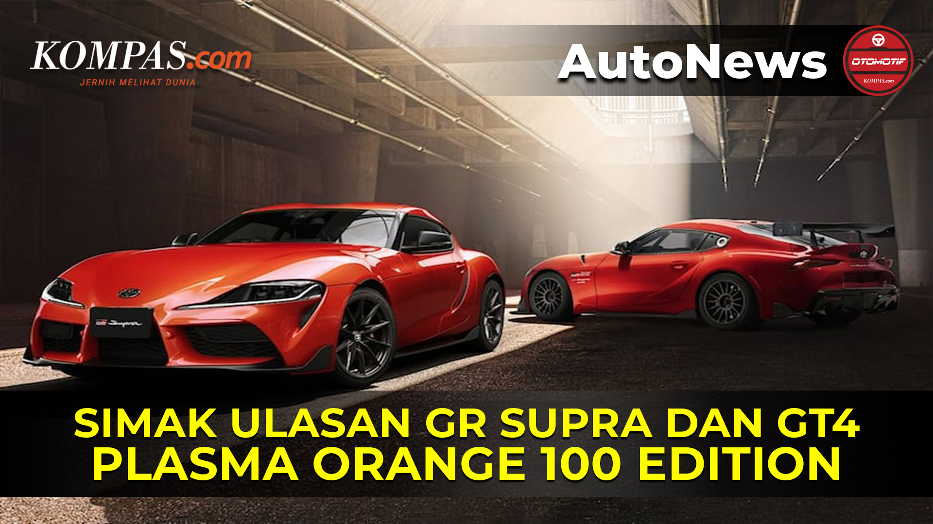 Toyota Rilis GR Supra dan GT4 Plasma Orange 100 Edition