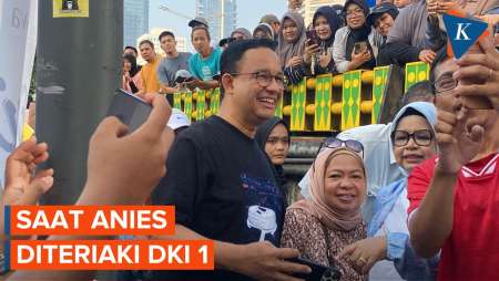 Momen Anies Dikerumuni Warga dan Diteriaki “DKI 1”