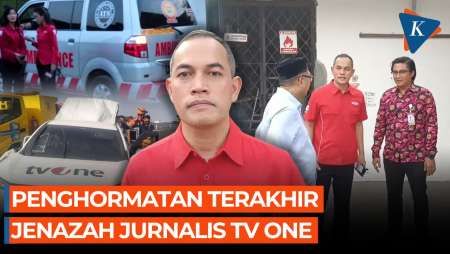 Momen 3 Jenazah Jurnalis TV One Diantar ke Rumah Duka, Dilepas CEO