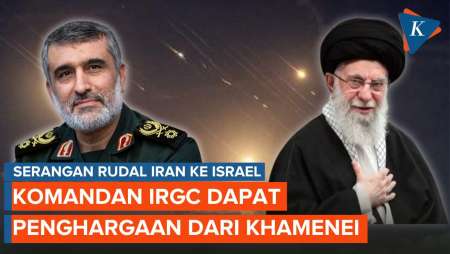 Pemimpin Tertinggi Iran Beri Komandan IRGC Penghargaan atas Serangan ke Israel