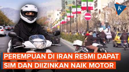 Sejarah Baru Di Iran, Perempuan Diizinkan Naik Motor Dan Punya SIM