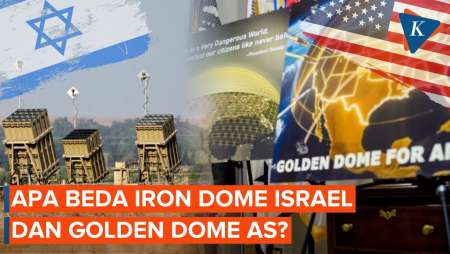 AS Akan Bangun Golden Dome, Apa Bedanya dengan Iron Dome Israel?