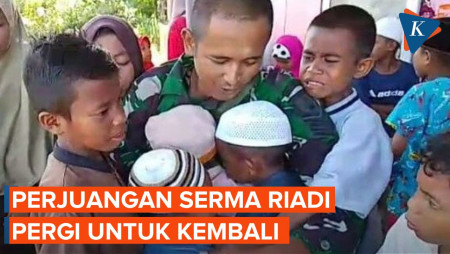 Serma Riadi Kembali Bawa Senyuman ke Anak-anak Buru Selatan