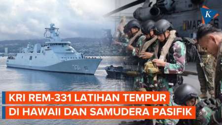 KRI Martadinata-331 Menuju Samudera Pasifik, Latihan Tempur dengan Kapal Perang Asing