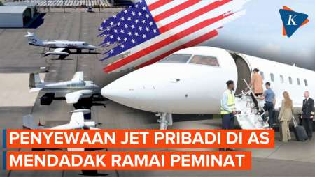 Sewa Jet Pribadi Di AS Mendadak Ramai, Apa Yang Terjadi?