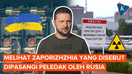 Penampakan PLTN Zaporizhzhia yang Disebut Zelensky Dipasangi Bom Rusia