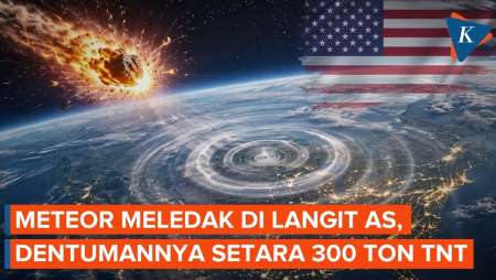 Misteri Dentuman Keras Di Langit AS, NASA Pastikan Berasal dari Ledakan Meteor di Atmosfer Bumi