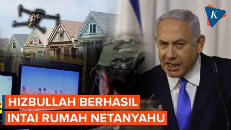 Israel Panik! Drone Milik Hizbullah Diduga Intai Rumah PM Israel Benjamin Netanyahu