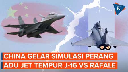 China Gelar Simulasi Perang, Adu Kekuatan J-16 Dengan Rafale