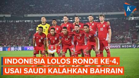 Timnas Indonesia Lolos ke Ronde Keempat Usai Saudi Kalahkan Bahrain