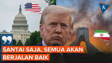 AS-Iran Bentrok Lagi, Trump Minta Warganya Tetap Tenang