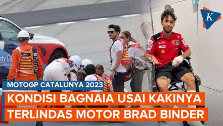 Kondisi Kaki Bagnaia Usai Kecelakaan di MotoGP Catalunya 2023