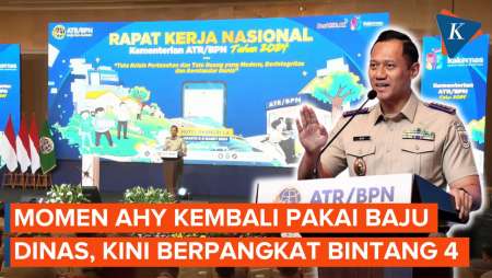 Melihat AHY Pakai Seragam Dinas Bintang 4 di ATR/BPN