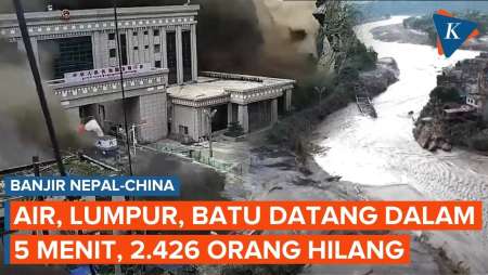 Dibilang Banjir Datang 30 Menit Lagi, Nyatanya Cuma 5 Menit! Warga Nepal Tak Sempat "Kabur"