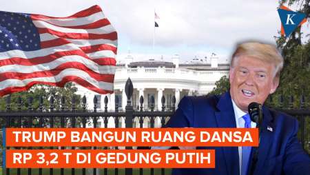 Trump Bangun Ruang Dansa Gedung Putih Rp 3,2 Triliun di Tengah Efisiensi