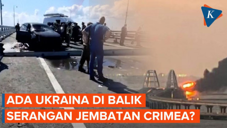 Ini Kondisi Jembatan Crimea Usai Terjadi Ledakan