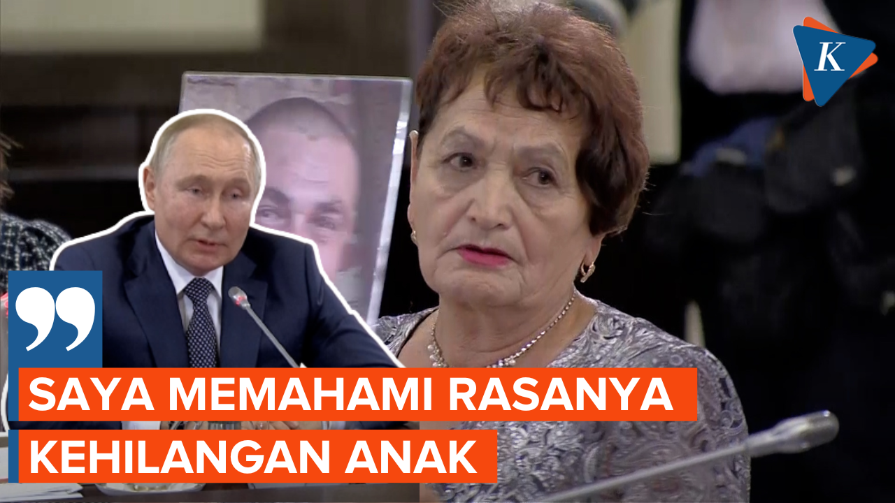 Putin Tunjukkan Empati pada Ibu Tentara Rusia yang Kehilangan Anaknya saat Perang Ukraina