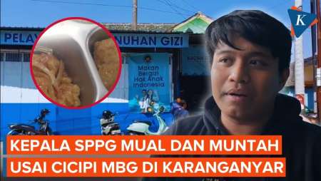 Kepala SPPG Karanganyar Mual dan Muntah Setelah Cicipi MBG, Menu Ditarik dari Sekolah