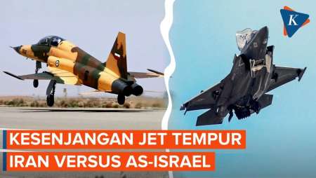 Andalkan Jet Tempur Lawas, Iran Kewalahan Duel Udara Lawan AS-Israel