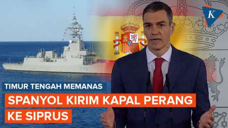 Timur Tengah Memanas, Spanyol Kerahkan Kapal Perang Tercanggih Ke Siprus