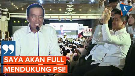 [FULL] Jokowi: Saya Akan Full Dukung PSI!