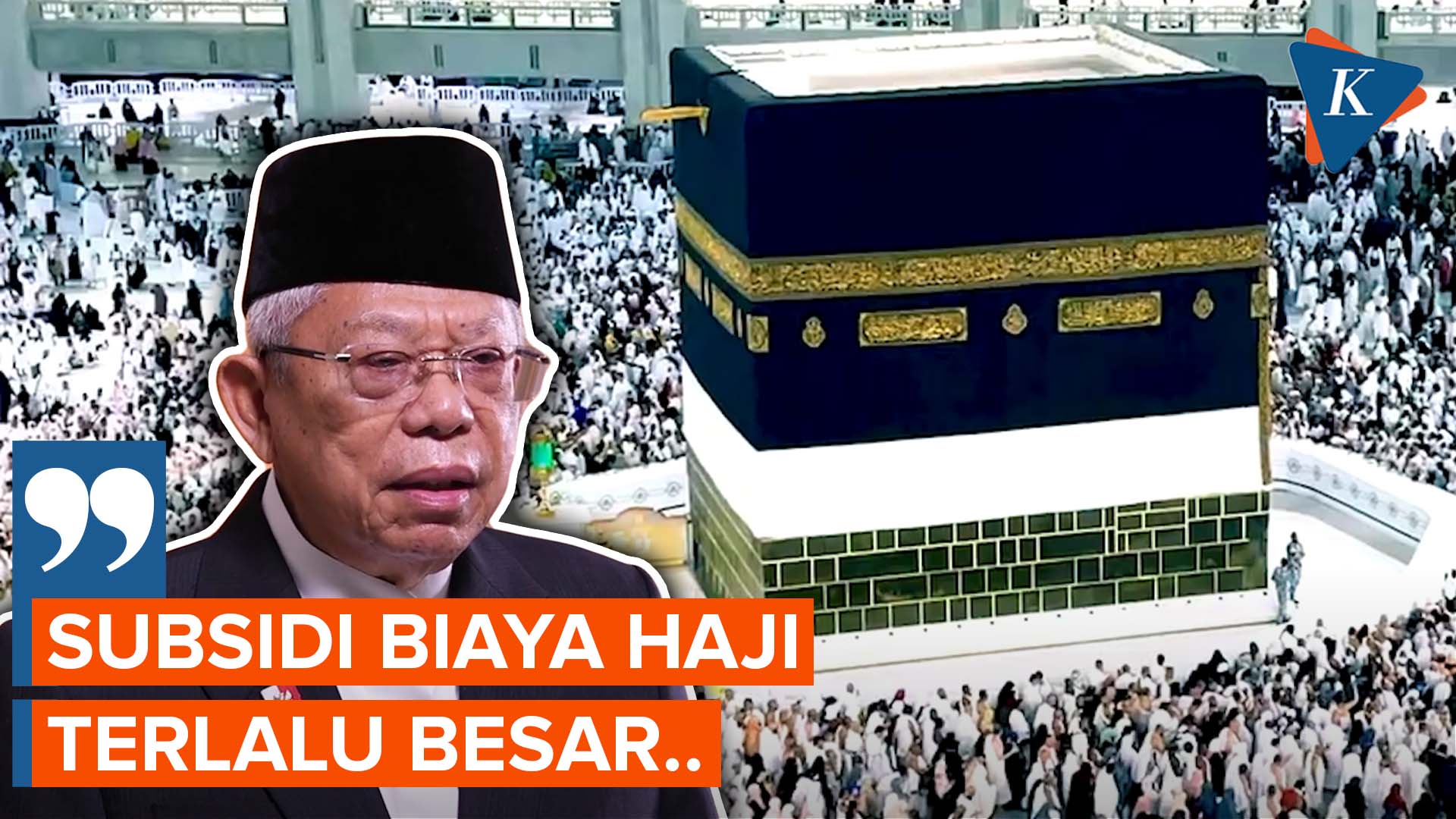 Kata Maruf Amin soal Usulan Kenaikan Biaya Haji 2023