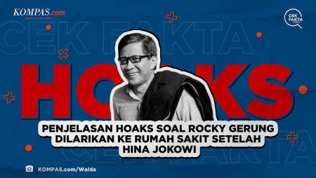 Penjelasan Hoaks soal Rocky Gerung Dilarikan ke Rumah Sakit Setelah Hina Jokowi