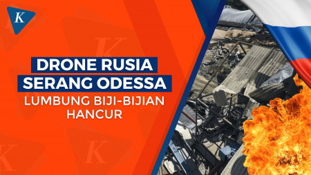 Rusia Bombardir Lagi Fasilitas Ekspor Biji-bijian di Pelabuhan Odessa