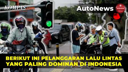 Pengendara Motor Dominasi Pelanggaran Lalu Lintas di Indonesia