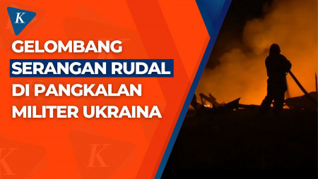 Semua Kena Target! Puluhan Rudal Rusia Bombardir Pangkalan Udara Militer Ukraina