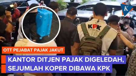 KPK Geledah Kantor Ditjen Pajak Terkait Suap Pejabat KPP Madya Jakut