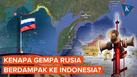 Di Mana Lokasi Gempa Rusia Kamchatka dan Berapa Jaraknya dengan Indonesia?
