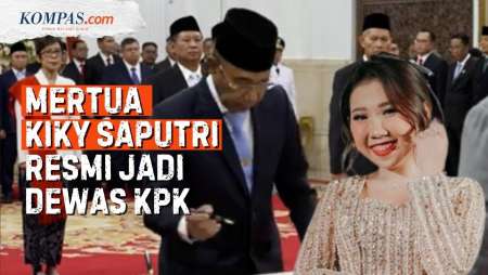 Momen Mertua Kiky Saputri Dilantik Prabowo Jadi Ketua Dewas KPK