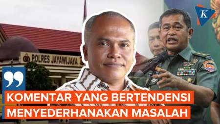 Sentilan untuk Pimpinan TNI-Polri yang Lazimkan Dalih 