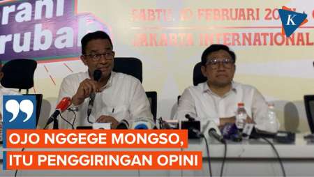 Pilpres 2024 Disebut Berlangsung Satu Putaran, Anies: Itu Penggiringan Opini