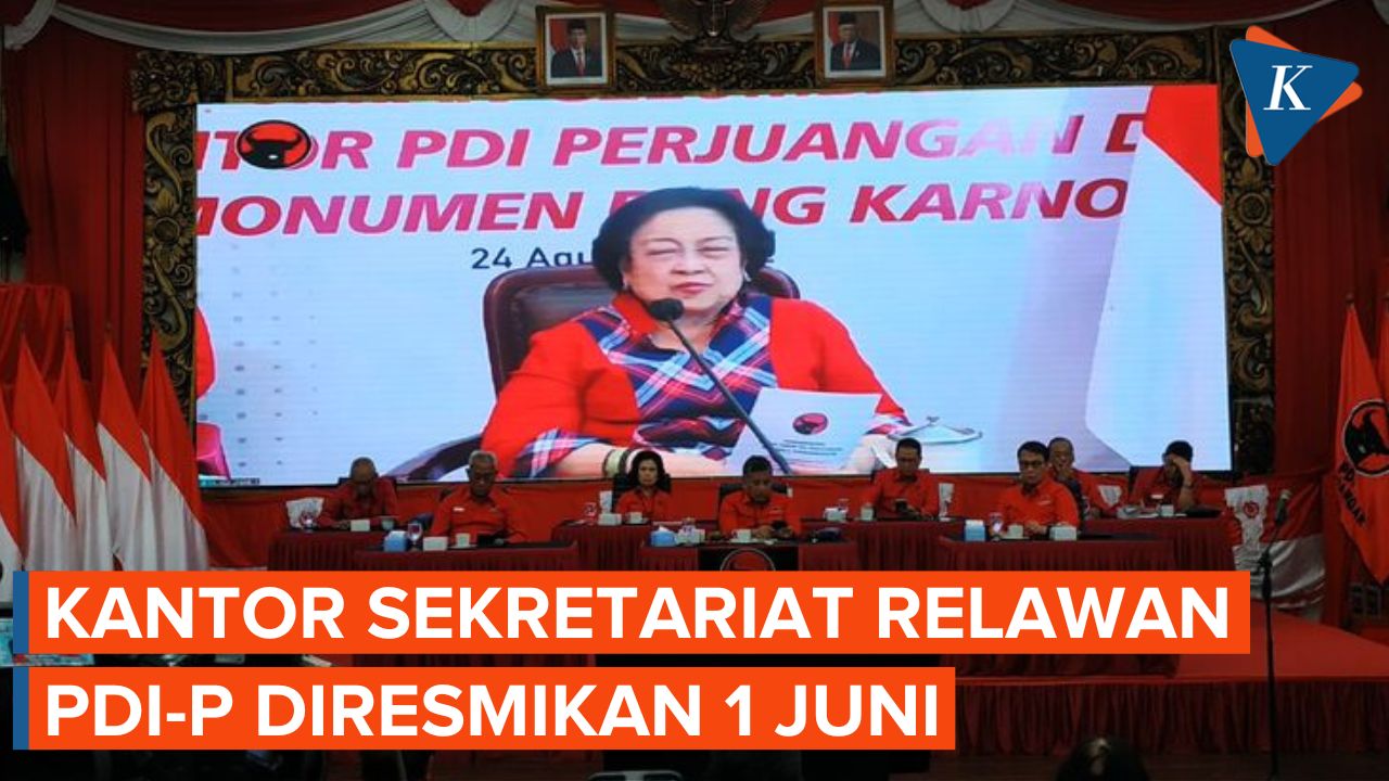 Megawati dan Ganjar Akan Resmikan Kantor Sekretariat Relawan PDI-P pada 1 Juni