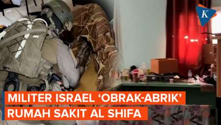 Detik-detik Tentara Israel Geruduk Rumah Sakit Al-Shifa Gaza