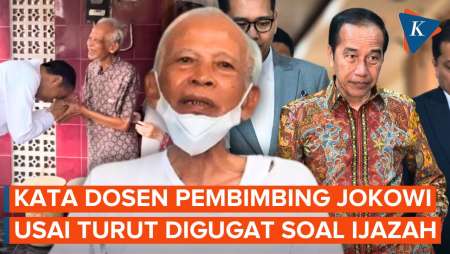 Blak-blakan Dosen Pembimbing Jokowi Tak Siap Digugat soal Ijazah