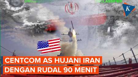 Iran Dihujani Rudal AS 90 Menit! Aset Pertahanan dan Senjata Digempur