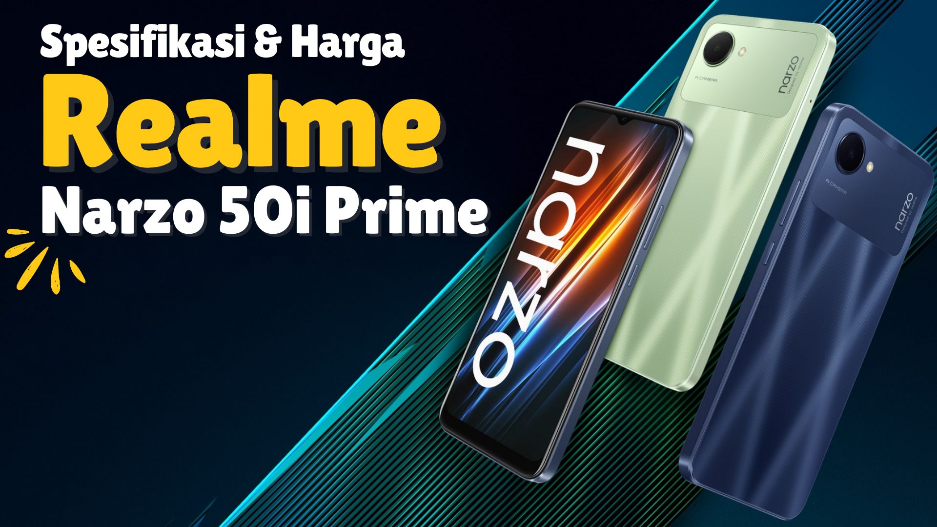 Spesifikasi dan Harga Realme Narzo 50i Prime di Indonesia, HP Gaming Rp 1 Jutaan