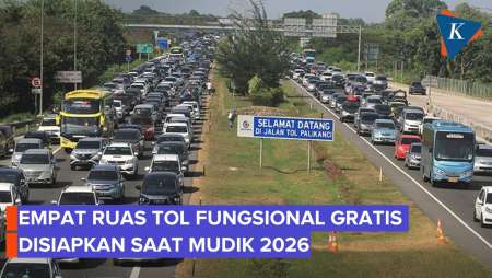 Jasa Marga Siapkan 4 Ruas Tol Fungsional Gratis Saat Mudik 2026 