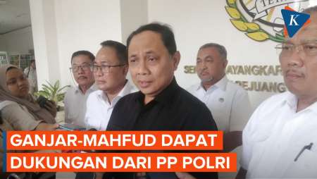 Persatuan Purnawirawan Polri Resmi Dukung Ganjar-Mahfud di Pilpres 2024