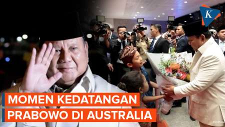 Momen Kedatangan Prabowo Di Australia, Disambut Hangat Diaspora Indonesia