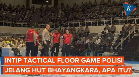 Tactical Floor Game Polri Pakai Map Raksasa dan Miniatur Monas, Apa Itu?