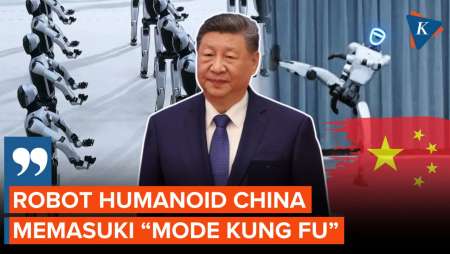 Xi Jinping Sebut Robot Humanoid “Mode Kung Fu”, Industri China "Tancap Gas" Produksi Di 2026