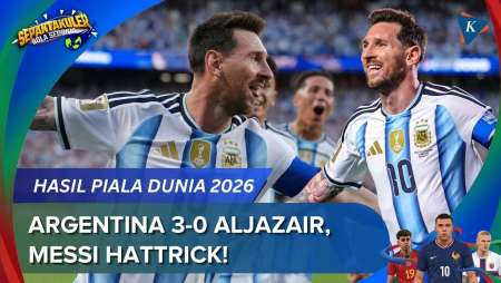 Hasil Piala Dunia 2026 Argentina Vs Aljazair 3-0, Lionel Messi Hattrick Dan Ukir Sejarah!